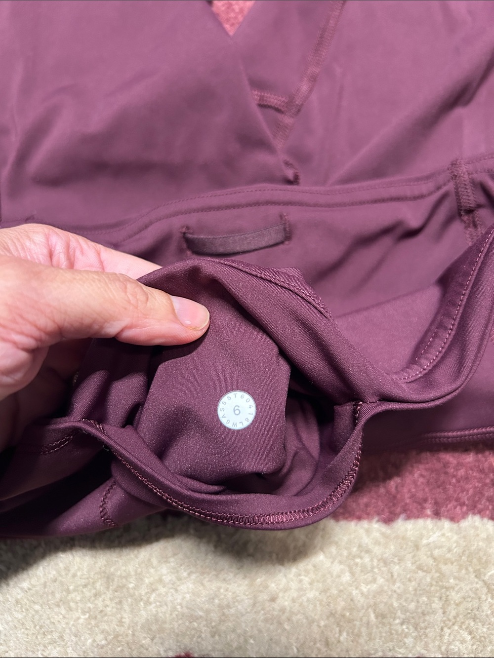 Lululemon Fast & Free Crop Size 6 - Picture 4 of 11